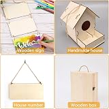 CIOKIT Balsa Wood Sheets 10Pcs 300x200mm Unfinished Thin Basswood for DIY view 5