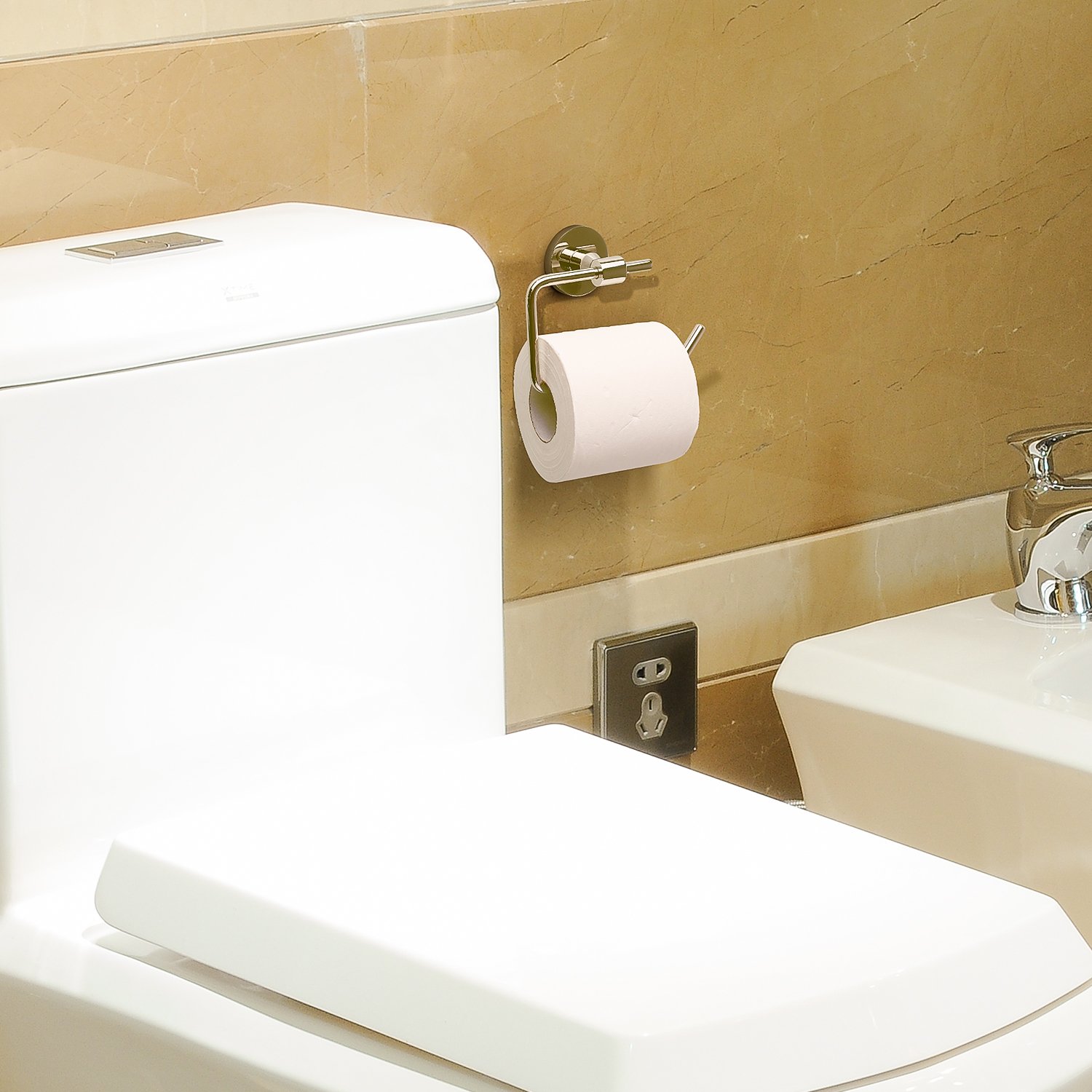 HOMFA Portarrollo para Papel Higiénico Soporte para papel ...