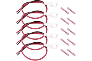 JERBOR B4J-H25B0-V0-00 Accessory Power Lead Kit Fit for Yamaha Wolverine RMAX and 850 X2 X4 RMAX2 RMAX4, Pack of 5