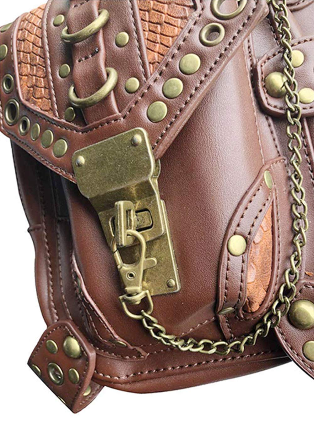 Mua Steampunk Waist Bag Fanny Pack Thigh Holster Purse  display picture 1