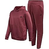 New Balance Boys Sweatsuit Set - 2 Piece Tech Fleece Hoodie Sweatshirt and Jogger Sweatpants Tracksuit Set for Boys (2T-16)