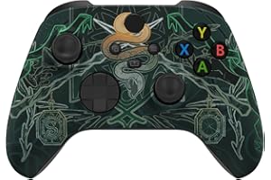 eXtremeRate Replacement Shell for Xbox Series X & S Controller - Unleash Your Style - Serpent Totem Custom Acessories Skin Fr