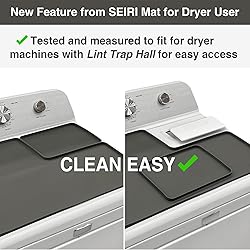 SEIRI 1pcs Dryer Top Protector Mat with Lint Trap