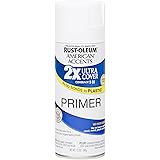 Rust Oleum 280715 American Accents Ultra Cover 2X Spray Paint, White Primer, 12-Ounce