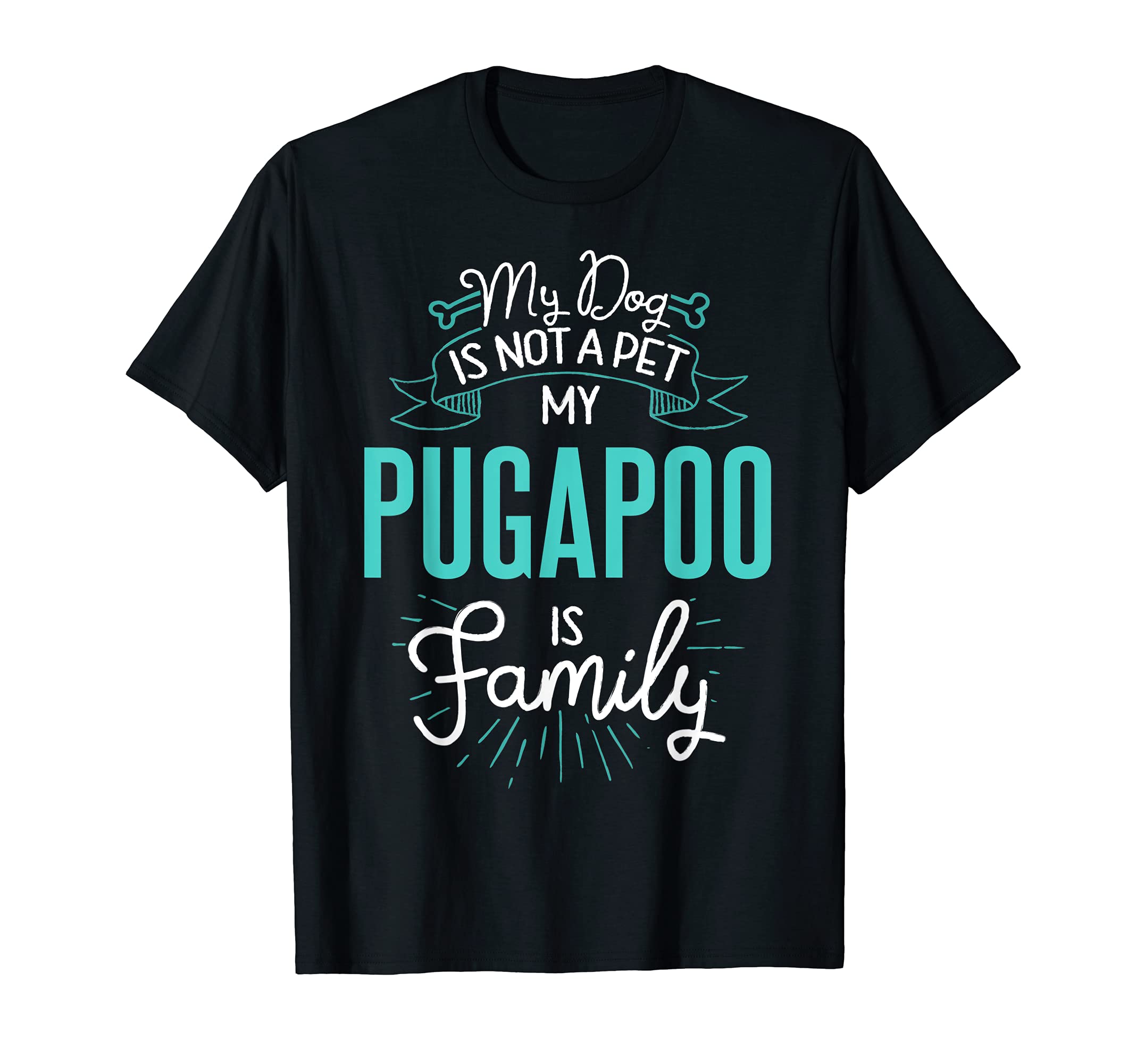 Cute Pugapoo Design Family Dog Giftn T-Shirt