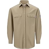 VANDISI FR Shirts for Men Fr Clothing for Men NFPA2112 7.5oz 100% Cotton Men's Fire Retardant Welding Shirts