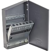 Drill America Tap and Drill Index/Case, #6-32 - 1/2"-13 NC (9 Sizes), 12600