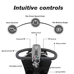 Metro Mobility Scooter for Seniors-4 Wheel Compact