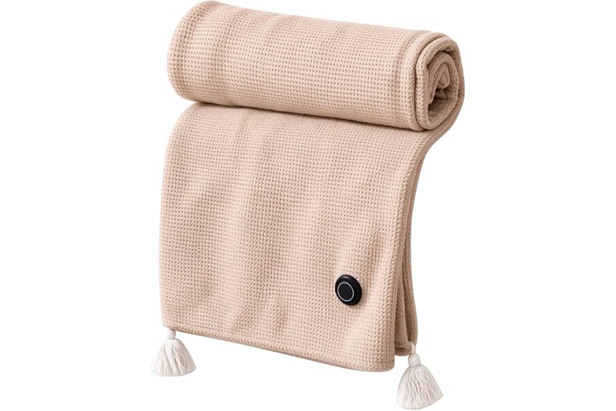 Heated Shawl Wraps for Women Zip Up USB Portable Wearable Blanket | Portable USB Heated Blanket Shawl with 3 Heat Settings & Fast Heating, Home Outdoor Office Use, Battery Pack Not Included