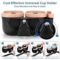 Accmor Stroller Cup Holder with Phone Holder, Bike