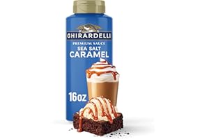 GHIRARDELLI Premium Sea Salt Caramel Sauce, 16 oz Bottle