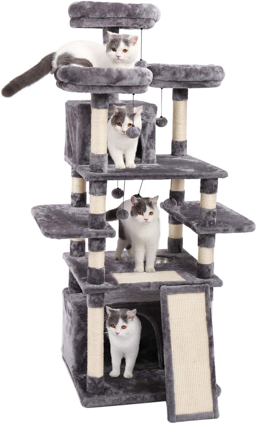 cat trees for large cats amazon