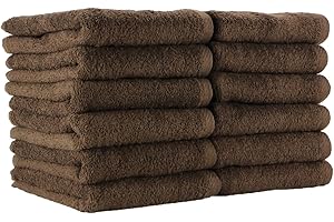 Arkwright Bleach Proof Salon Towels - Pack of 12 - Highly Absorbent, 100% Cotton, Quick Dry Spa Face Towel for Hair Stylist, 