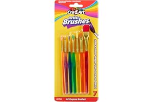 Cra-Z-Art Lot de 7 pinceaux d'artiste, tailles assorties (10700)