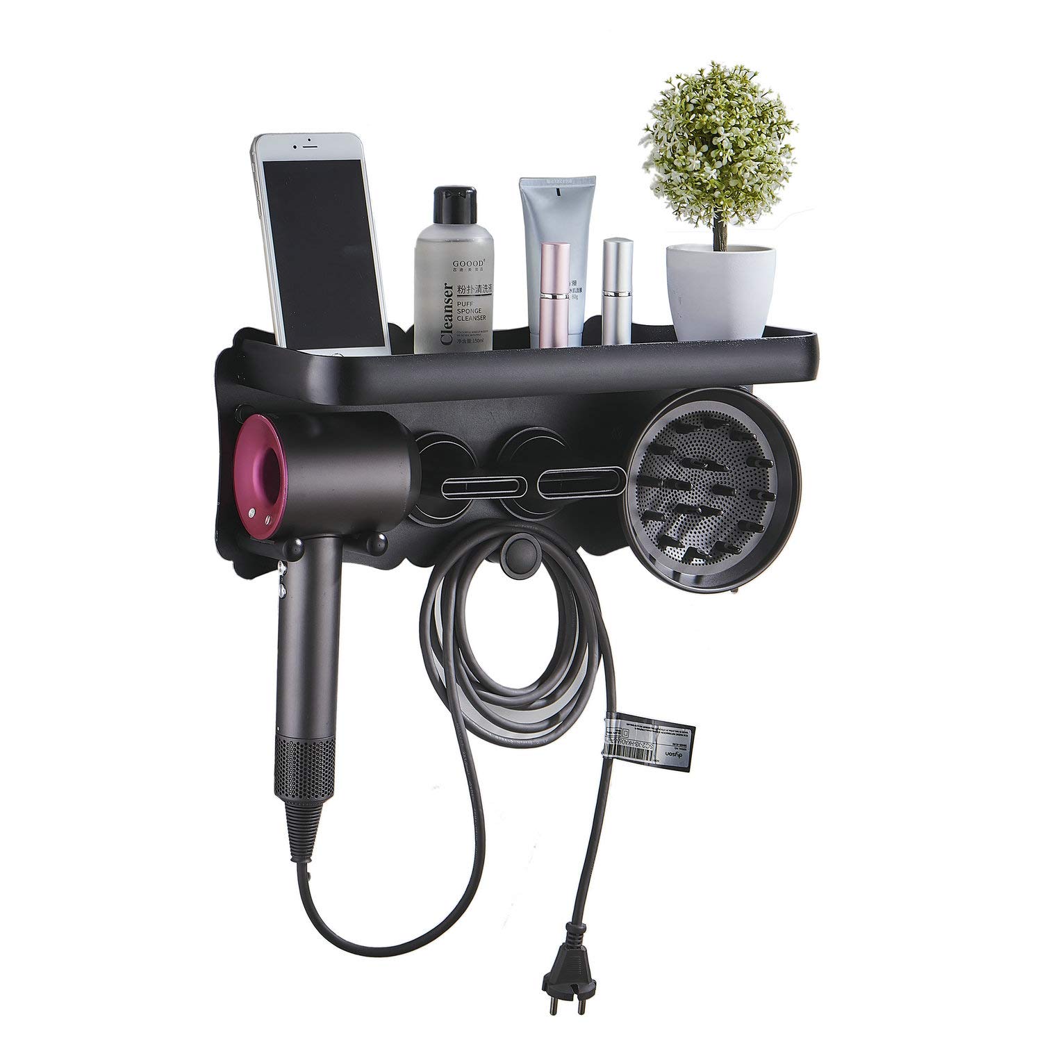 Leekayer Supersonic Hair Dryer Wall Mount Holder, Dyson Hair Dryer Bracket，for Dyson Hair Dryer Acce