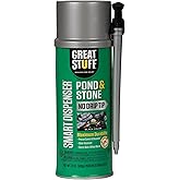 Great Stuff 99112849 Smart Dispenser Pond &amp; Stone, 12 oz, Black