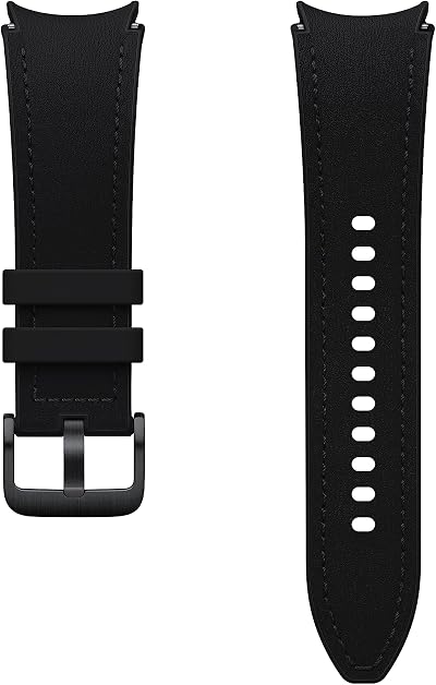 Samsung Galaxy Official Hybrid Eco-Leather Watch Band S/M Black
