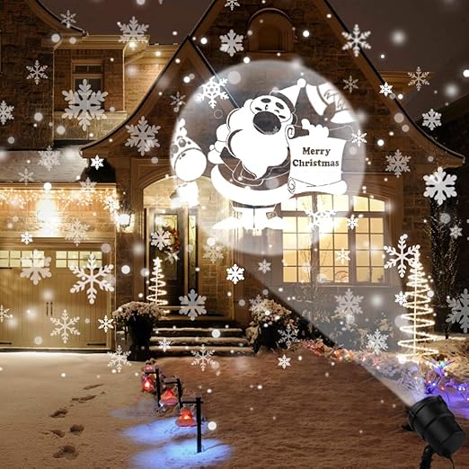 Amazon.com: Proyector de luces de Navidad al aire libre de ...