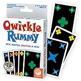 MindWare Qwirkle Rummy Card Game - Strategy Games for Adults and Family - Fun Family Games &amp; Party Games for Adults - Match Shapes &amp; Colors, Score Qwirkles to Win - Ages 8 and Up