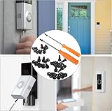 FandWay 32Pcs Ring Doorbell Screws & 2 Screwdrivers Kit T15 T6 for Ring Pro view 7