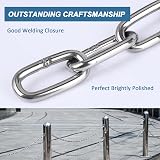 hannger 2mm x 1M Stainless Steel Chain - Small Strong Link for DIY, Keychains, view 4