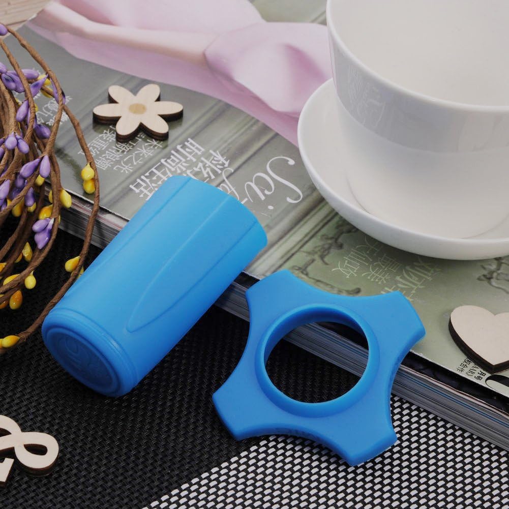 Interesting® Blakc Wireless Microphone Mic Anti-slip Ring Anti-rolling Rubber Handle Protect Cover