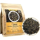 FullChea - Golden Monkey Tea, Black Tea Loose Leaf 8.8oz / 250g | Chinese Black Tea Loose Leaf with Gold Tips