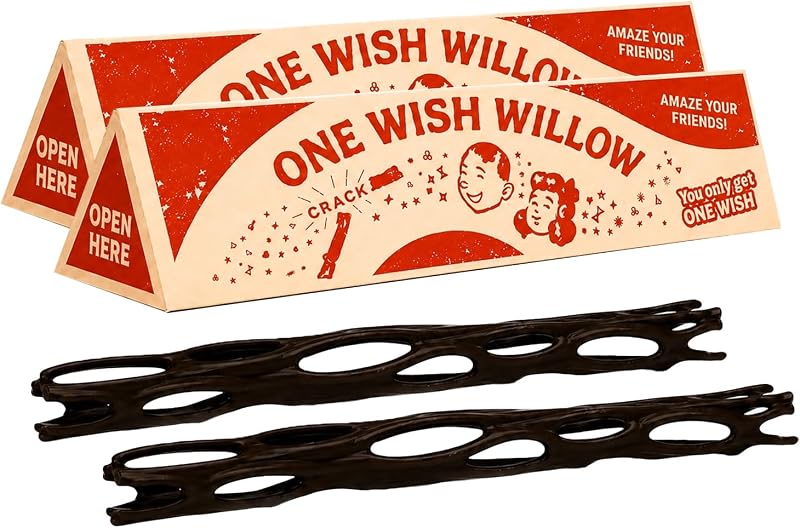 Filme de 2 peças Wish One Willow, Willow of Wish, Willow of Wish Movie, Good Fortune Colecionable Gift, para adultos