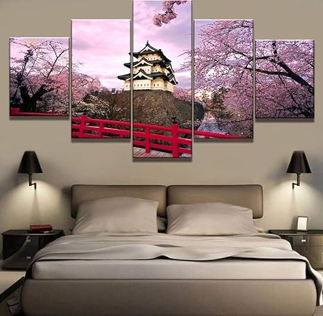 Ohhco Impressions Sur Toile 5 Morceaux De Haute Définition