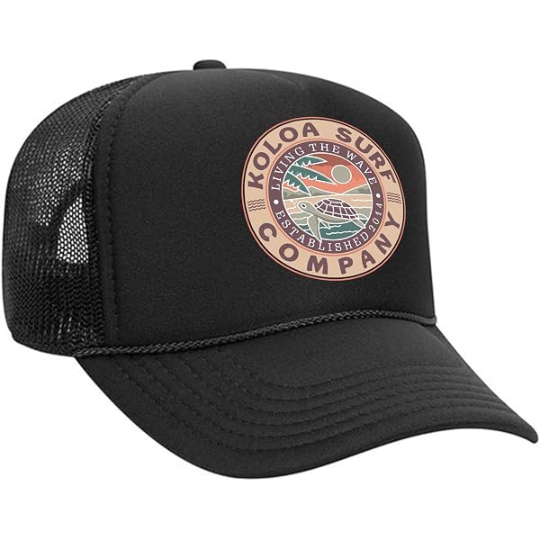 JOES SURF SHOP Surfing Bear Mesh Back Trucker Hat, Moisture JOES SURF SHOP Surfing Bear Mesh Back Trucker Hat, Moisture
