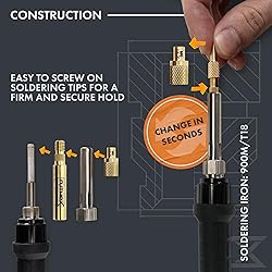 ruthex 7x Soldering Tips/Heat Set Insert Tips - for