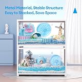 Hamster Cage Metal 2.0 80L x 44.7W x 50.6H cm White view 4