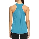 Bestisun Workout Tank Tops for Women Loose fit Racerback Yoga Running Dance Shirts