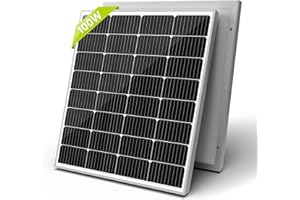Newpowa 9BB Cell Monocrystalline 12V 100W Solar Panel Compact Design High Efficiency Module for RV Marine Boat Off Grid