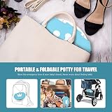 VISATOR Portable Foldable Potty 2-in-1 Travel Potty for Toddlers view 4