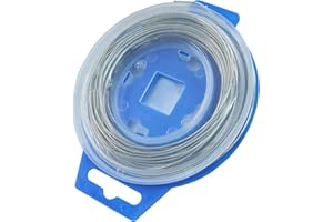 Murtenze 50Ft / 15m Safety Lock Wire (.032), Stainless Steel Twist Safety Wire for Repairing Motorcycles, Tie Things, Aircraft