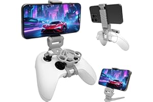 TXW Mini Steering Wheel with Phone Holder for X-box One/X-box Series X|S Game Controller,Racing Games Controller Steering Wheel Attachment Accessory
