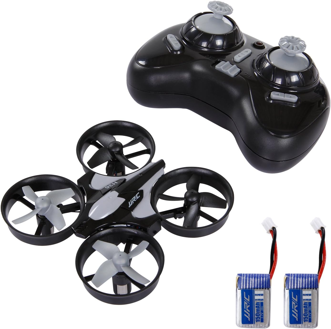SGILE Mini Drone for Kids and Beginners - Headless Mode CF Mode One Key Return and 3D Flip H36 Remote Control Nano Quadcopter RTF, 2.4GHz 4CH 6Axis RC Stunts UFO (Grey)