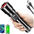 HRIOVS Flashlight Rechargeable 990000 High Lumens, Powerful LED Flashlights with 6 Modes, IPX7 Waterproof, Zoomable, Super Br