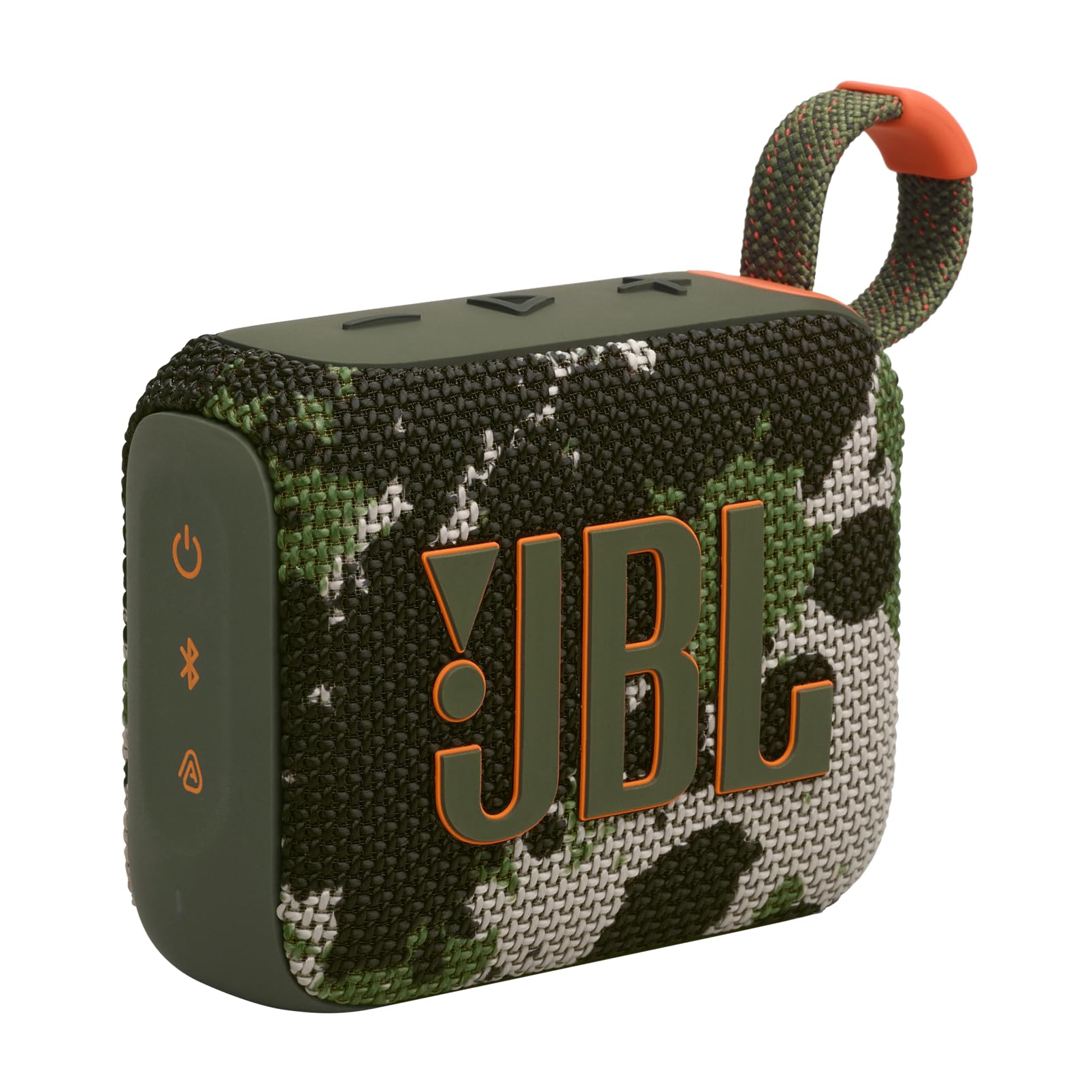 JBL GO 4 Ultra-Portable Bluetooth Speaker with Big JBL Pro Sound and Punchy Bass, PlaytimeBoost, Waterproof Design and 7-Hour Playtime, Camo