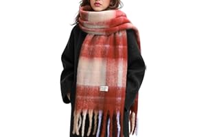 Clothirily Winter Scarf for Women Warm Womens Scarf Soft Chunky Scarfs for Cold Weather Long Shawl Large Scarves