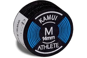 KAMUI Athlete Billiard Pool Cue Tip Medium 14 mm – 1 pc