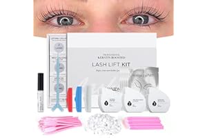 LASHVIEW Lash Lift Kit,Professional Eyelash Perm Kit,Liquid Set,Semi-Permanent,Curling Perming,Wave Lift Extension Perm Set,5 Times