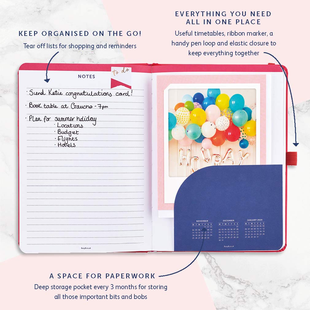 Amazon.com : Busy B 2019-20 Mid-Year Perfect Planner Diary ...