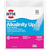 HTH 67060, Swimming Pool Care Alkalinity Up, 5 lbs | Raises Alkalinity - Swimming Pool Chemical Stabilizes pH Fluctuation - Pool care chemical works with all swimming pools