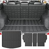 powoq Cargo Mat Compatible with 2023-2025 Mazda CX-5 Trunk Mat TPE Cargo Liner Backrest Trunk Liner Replacement for Mazda CX-5 2023 2024 2025 Accessories