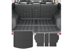 powoq Cargo Mat Compatible with 2023-2025 Mazda CX-5 Trunk Mat TPE Cargo Liner Backrest Trunk Liner Replacement for Mazda CX-5 2023 2024 2025 Accessories