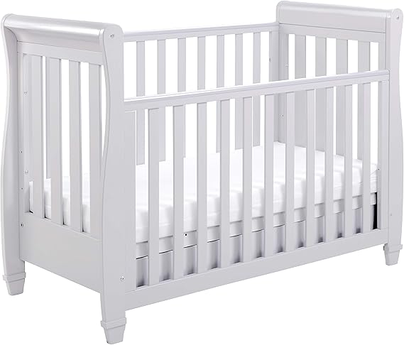 babymore eva sleigh cot bed