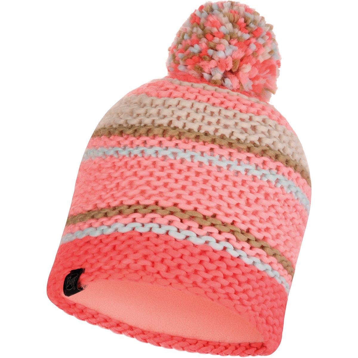 Buff Women Knitted Hat - Dorian Coral Pink, One Size