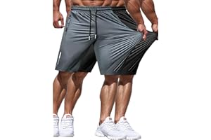 Hidkat Men's Athletic Shorts Lightweight Sport,Gym,Workout，Running Jogging Shorts Quick Dry with Zipper Pockets